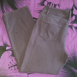 Coldwater Creek Straight Leg Jeans in Brown